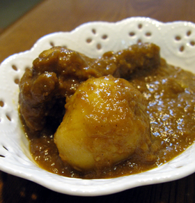 煮崩れしないカレー