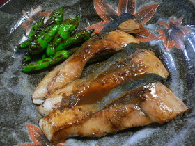ブリのしょうが醤油やき