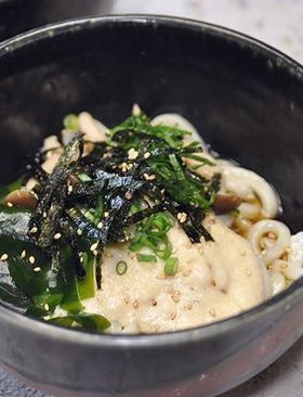 ぶっかけうどん♪ 山かけうどん