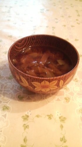 母の味♪キャベツの味噌汁