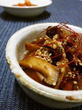 エリンギの 青じそ+甜麺醤風味煮