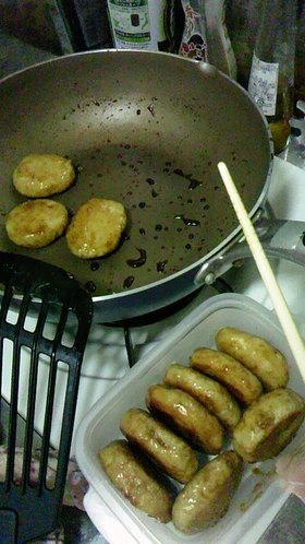 【冷凍作り置き】~れんこんハンバーグ~