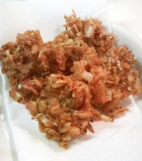 簡単!かき揚げ♪お弁当にもgood*