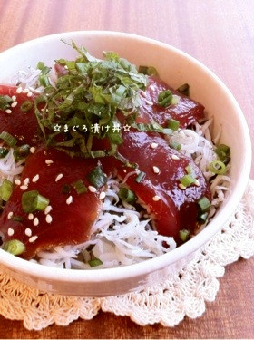 ☆まぐろ漬け丼☆321☆