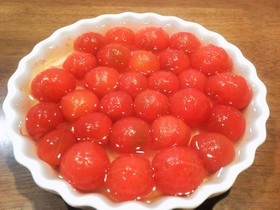 爽やか!プチトマトのレモン酢漬け