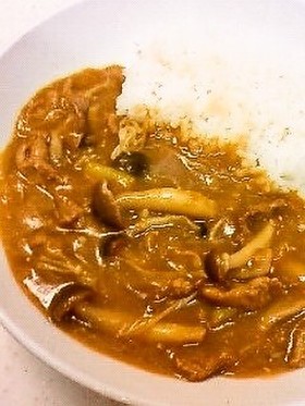 ウチの定番♪和風きのこカレー*簡単*