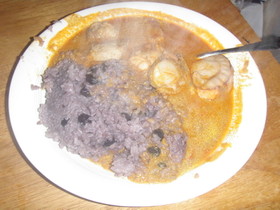 超簡単、黒豆ごはんとタイ・レッドカレー