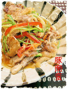 豚肉の南蛮漬け