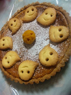 ハロウィンかぼちゃタルト