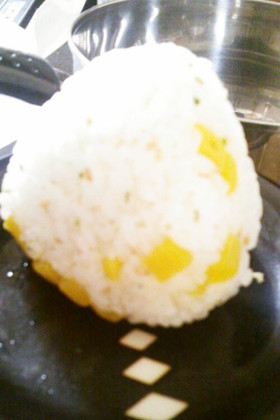 むっちゃ簡単!沢庵おにぎり☆