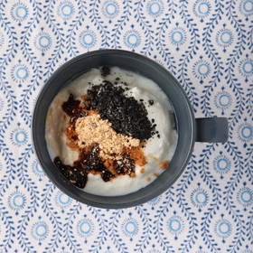 黒ゴマ&きなこの和ヨーグルトCanCam