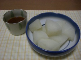 大根の味噌田楽