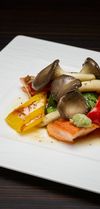 霜降りひらたけと鮭のﾊﾞﾀｰﾎﾟﾝ酢炒めの料理ﾚｼﾋﾟ ﾓﾊﾞれぴ 料理ﾚｼﾋﾟや作り方を検索