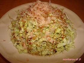 生でシャキシャキ☆白菜だけ~サラダ☆