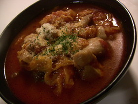 白菜の簡単☆絶品♡トマト煮込み