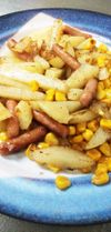 じゃがいもコーンポークビッツのバター炒めの料理レシピ モバれぴ 料理レシピや作り方を検索