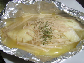 ☆簡単☆甘塩たらのホイル焼き(蒸し)