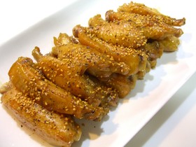 鶏手羽中の簡単甘辛煮