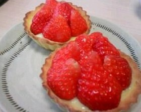 トースターで一口フルーツタルト☆