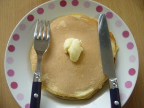 重曹でホットケーキ