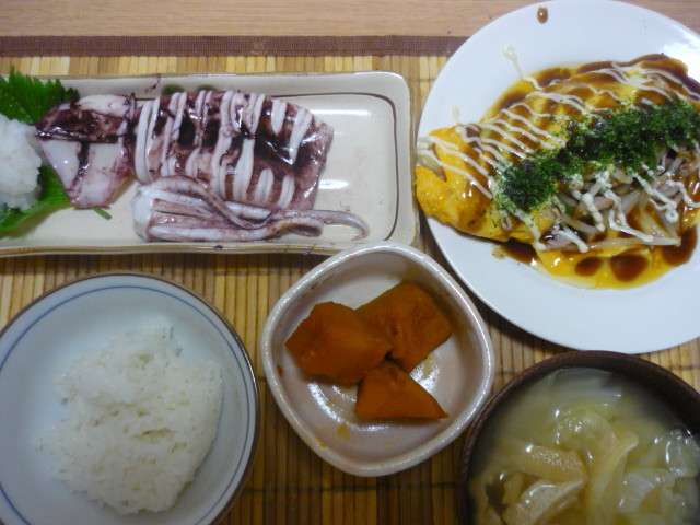 6 30 夕食 イカ焼き ゆずの家 手づくり日記 クックパッドブログ