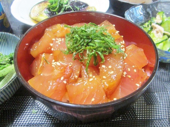 ビンチョウマグロの漬け丼 Shokenママのごはん日記 クックパッドブログ ビンチョウマグロの漬け丼 Shokenママのごはん日記 クックパッドブログ