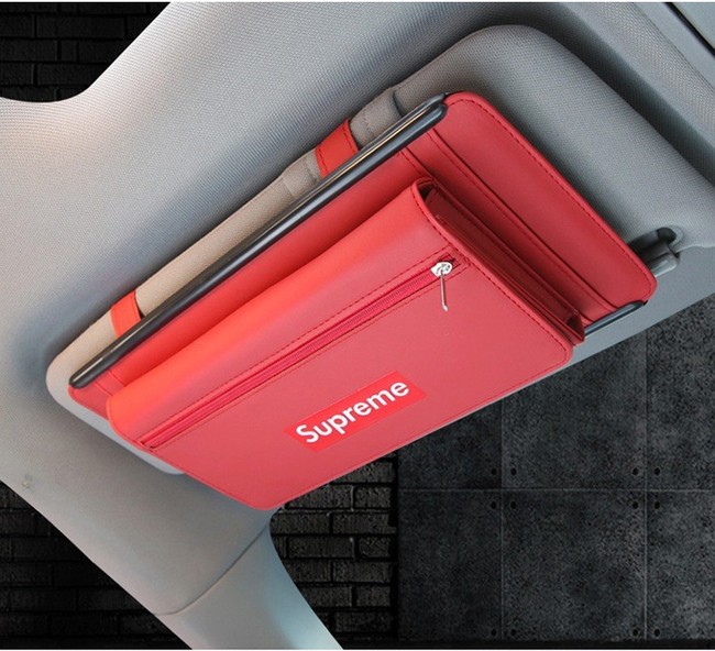 車サンバイザー収納ホルダー Supreme 車内スマホ収納ボックス 高品質 Suprehomeのブログ クックパッドブログ