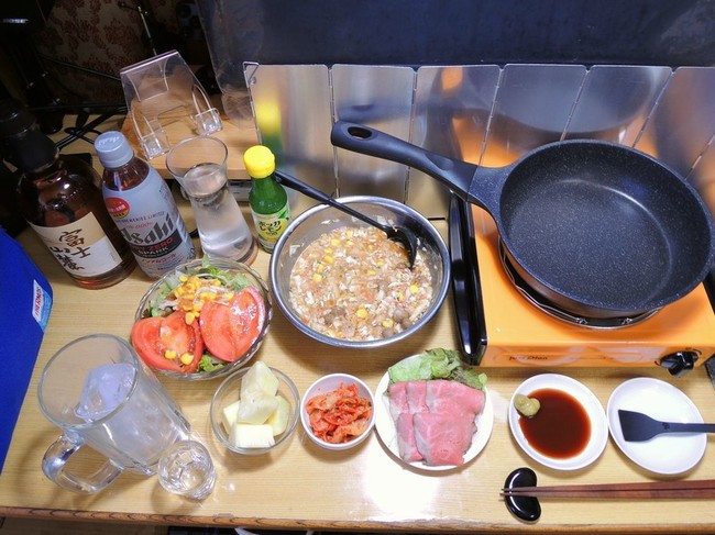 昨日の晩酌 メニューは牛筋もんじゃ キムチもんじゃ 昨日の晩酌日記 By青麺記 クックパッドブログ