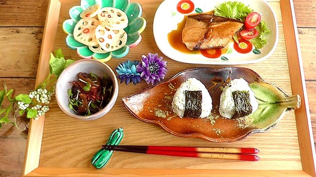 ぱんぷきん食堂 ブリの照り焼きバター風味定食 小さな家のちいさなご飯 クックパッドブログ