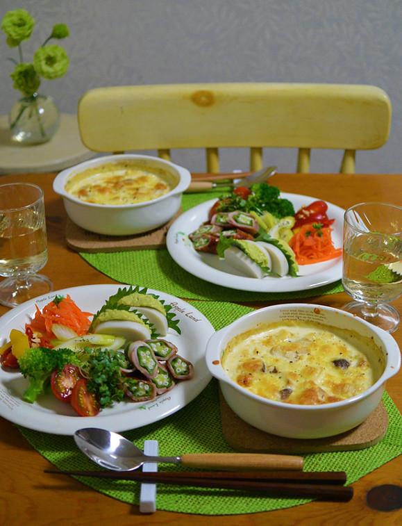 18 10 02 火 豆腐とエリンギのグラタン 食 卓 の あ る 風 景 クックパッドブログ 18 10 02 火 豆腐とエリンギのグラタン 食 卓 の あ る 風 景 クックパッドブログ