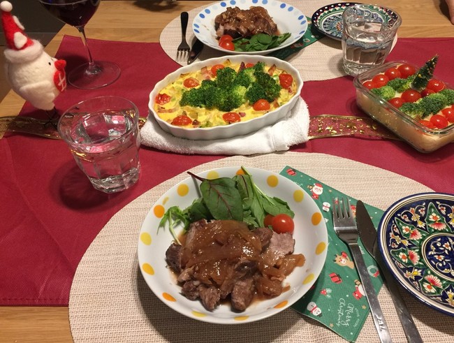 新婚 新居 クリスマスディナー 夕食精進中 料理インコのお料理日記 クックパッドブログ 新婚 新居 クリスマスディナー 夕食精進中 料理インコのお料理日記 クックパッドブログ