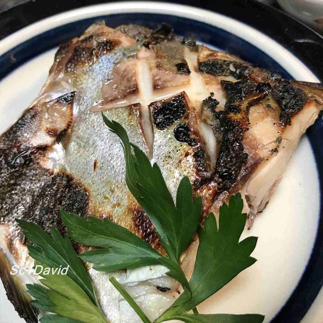 天然カンパチ塩麹漬け カンパチあら吸物 南瓜煮 真鱈白子湯引き ブブログ Davidのごはん日記毎日美味しいといいなあ クックパッドブログ