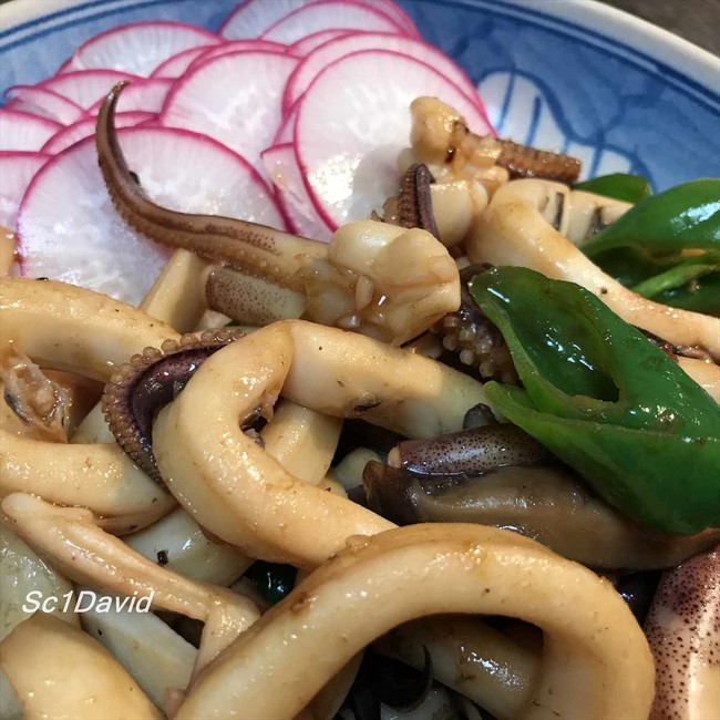 アオリイカバター醤油 蛸刺身 牡蠣味噌汁 ブブログ Davidのごはん日記毎日美味しいといいなあ クックパッドブログ