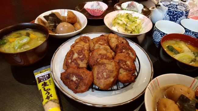 夕食は手作り鯵のさつま揚げ 健康は富より優るもの クックパッドブログ