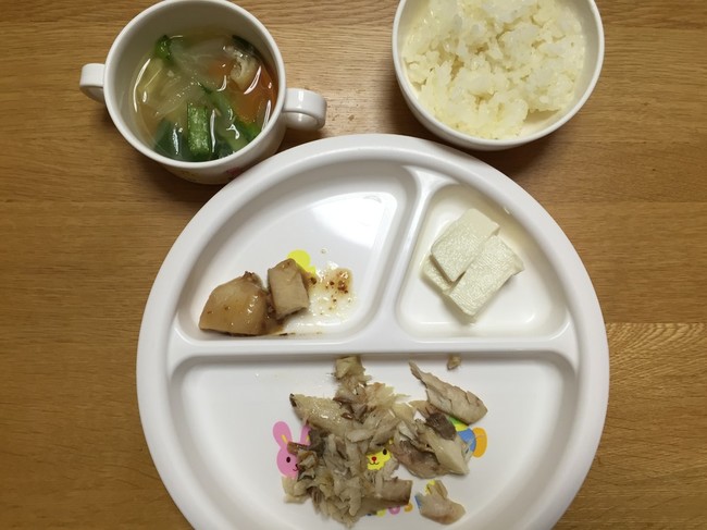 1歳8ヶ月 夕食 日々のご飯からみた息子の成長記録 クックパッドブログ
