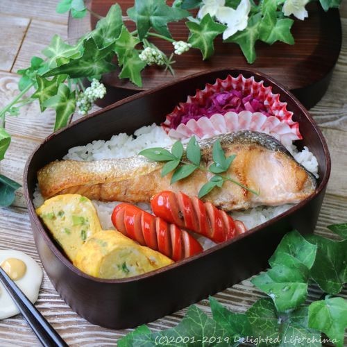 鮭弁当 Delighted Life クックパッドブログ 鮭弁当 Delighted Life クックパッドブログ