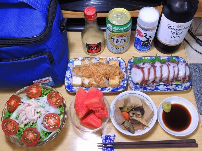昨日の晩酌 メニューはタコのお刺身 焼き絹揚げ 昨日の晩酌日記 By青麺記 クックパッドブログ