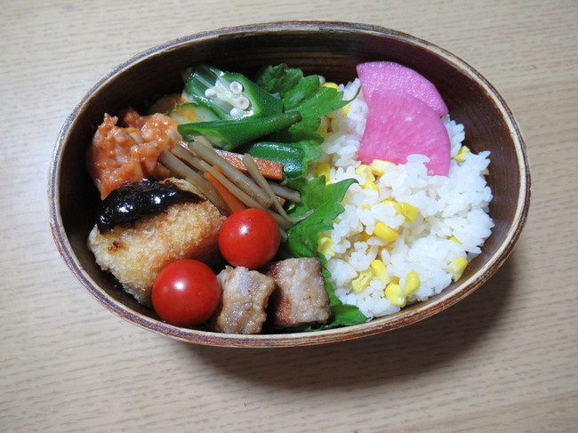 ８月26日お弁当 凝った料理はつくるな クックパッドブログ