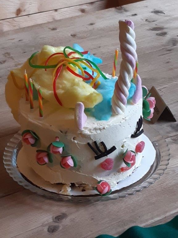 お友達の6歳の誕生日ケーキ お母さんの手作り ヴィーガン生活を楽しむ日々 クックパッドブログ