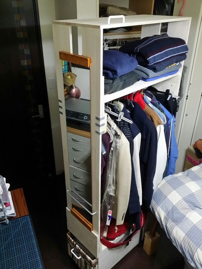 Diy 大型ハンガーラック作りました 手作り大好き クックパッドブログ