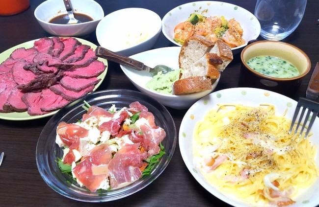 夜 バースデーディナー ごはん クックパッドブログ