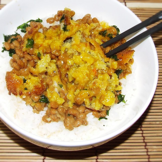 そうだ 納豆ご飯にコロッケをのせてみよう 人生を愛せ 愛する人生を生きろ クックパッドブログ