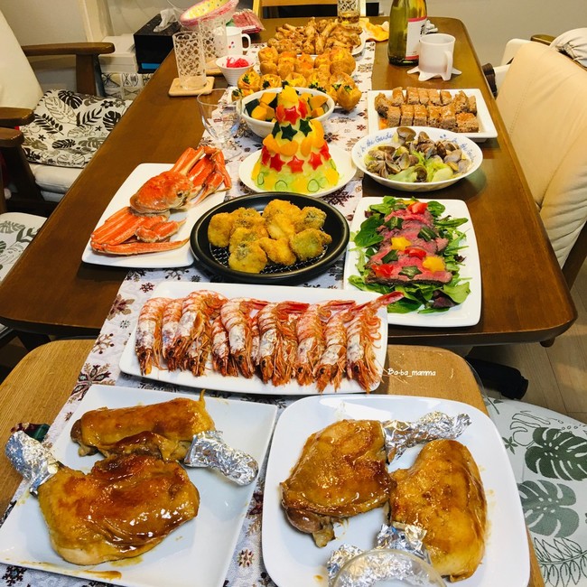 クリスマスパーティー ままごはん 改めばぁばまんまのごはん日記 クックパッドブログ