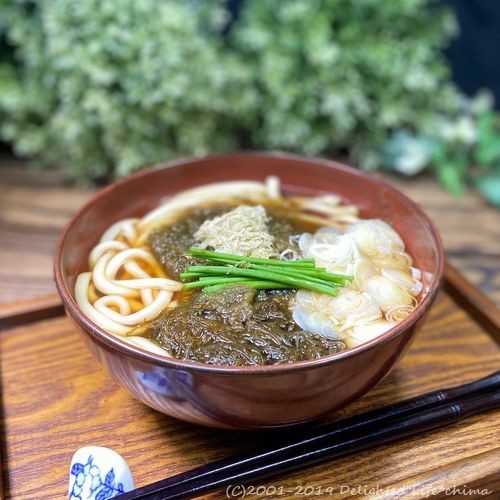 とろろ昆布ともずくのうどん Delighted Life クックパッドブログ