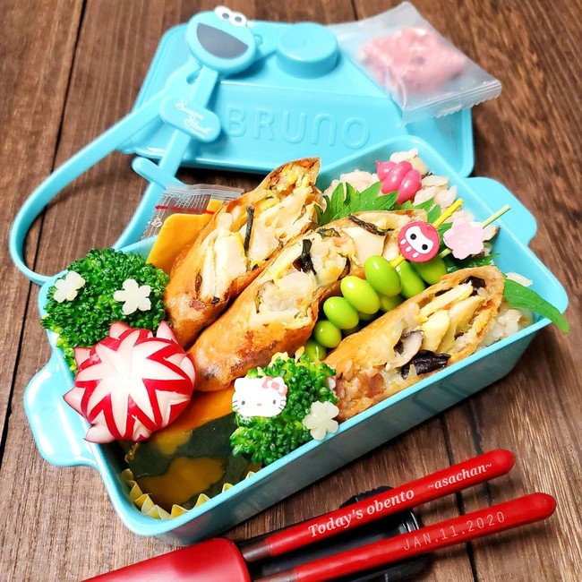野菜炒めリメイク春巻き弁当 あさちゃんの日常 お弁当日記 クックパッドブログ 野菜炒めリメイク春巻き弁当 あさちゃんの日常 お弁当日記 クックパッドブログ