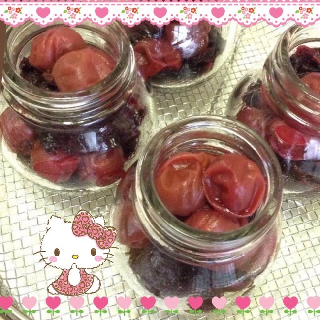 昨日は 朝食に梅干しを食べ 枝垂れ梅を見つけ うめぼしのうた の歌詞を見つけました もぐもぐ人 O O クックパッドブログ