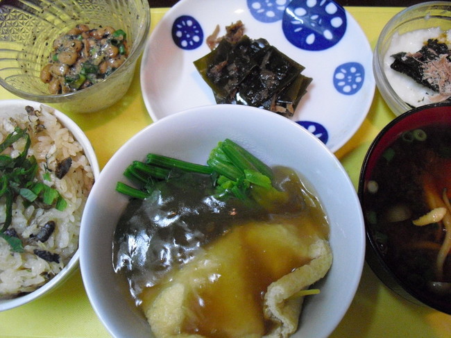 卵油揚げポケット ほうれんそうあんかけ 納豆 とろろ他 常々ごはん日記 クックパッドブログ 卵油揚げポケット ほうれんそうあんかけ 納豆 とろろ他 常々ごはん日記 クックパッドブログ