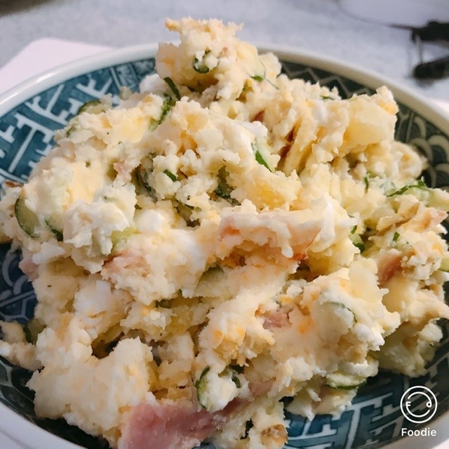 いぶりがっこポテトサラダ J爺jのご飯日記 クックパッドブログ