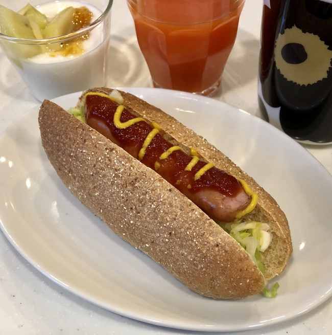 チョコバナナタルト ホットドッグ のんびりキッチン クックパッドブログ