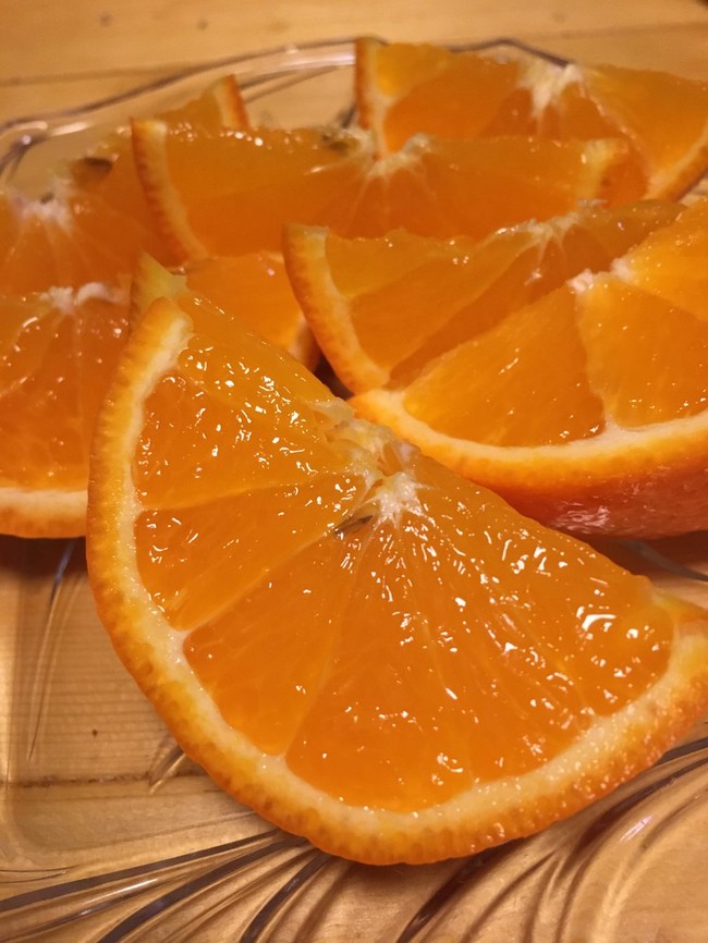 オレンジはスマイルカットで 森の食日記 里山の食日記 クックパッドブログ